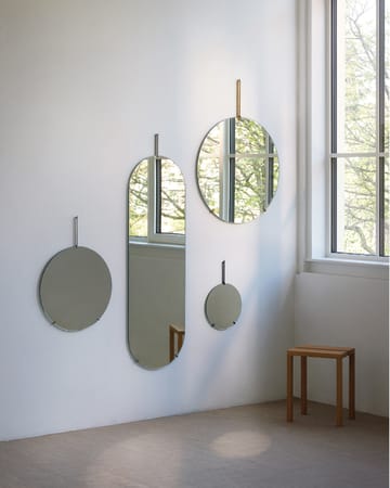 모에베 벽걸이 거울 Ø50 cm - Stainless steel - MOEBE | 모에베