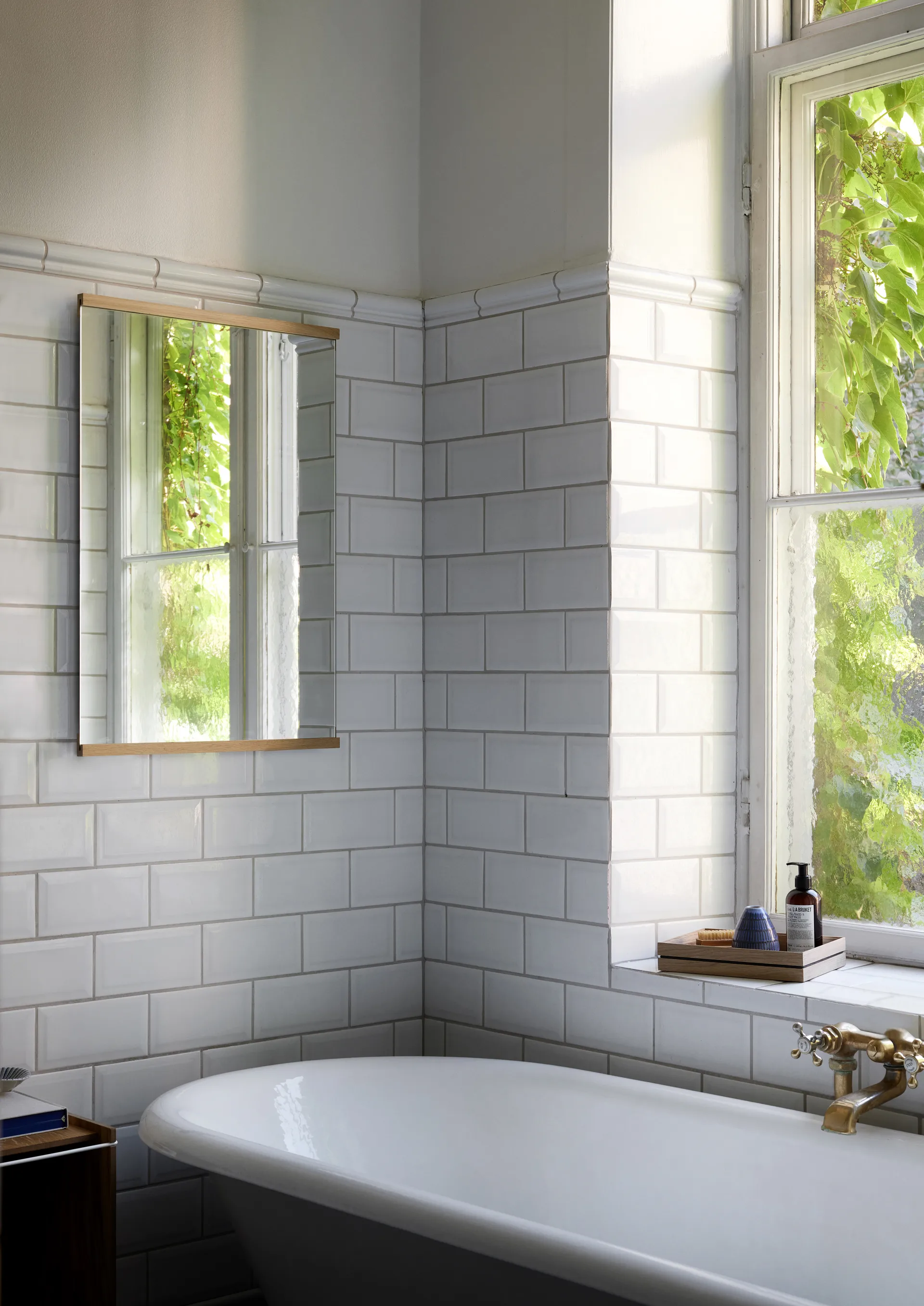 직사각 벽 거울 50x70 cm, Oak MOEBE | 모에베