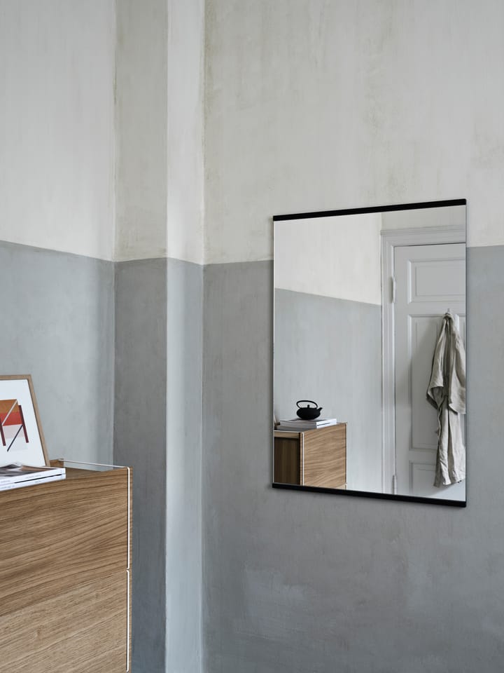 직사각 벽 거울 70x100 cm, Black MOEBE | 모에베