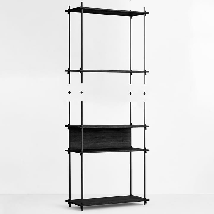 모에베 선반 다리 85 cm 2개 세트 - Black - MOEBE | 모에베