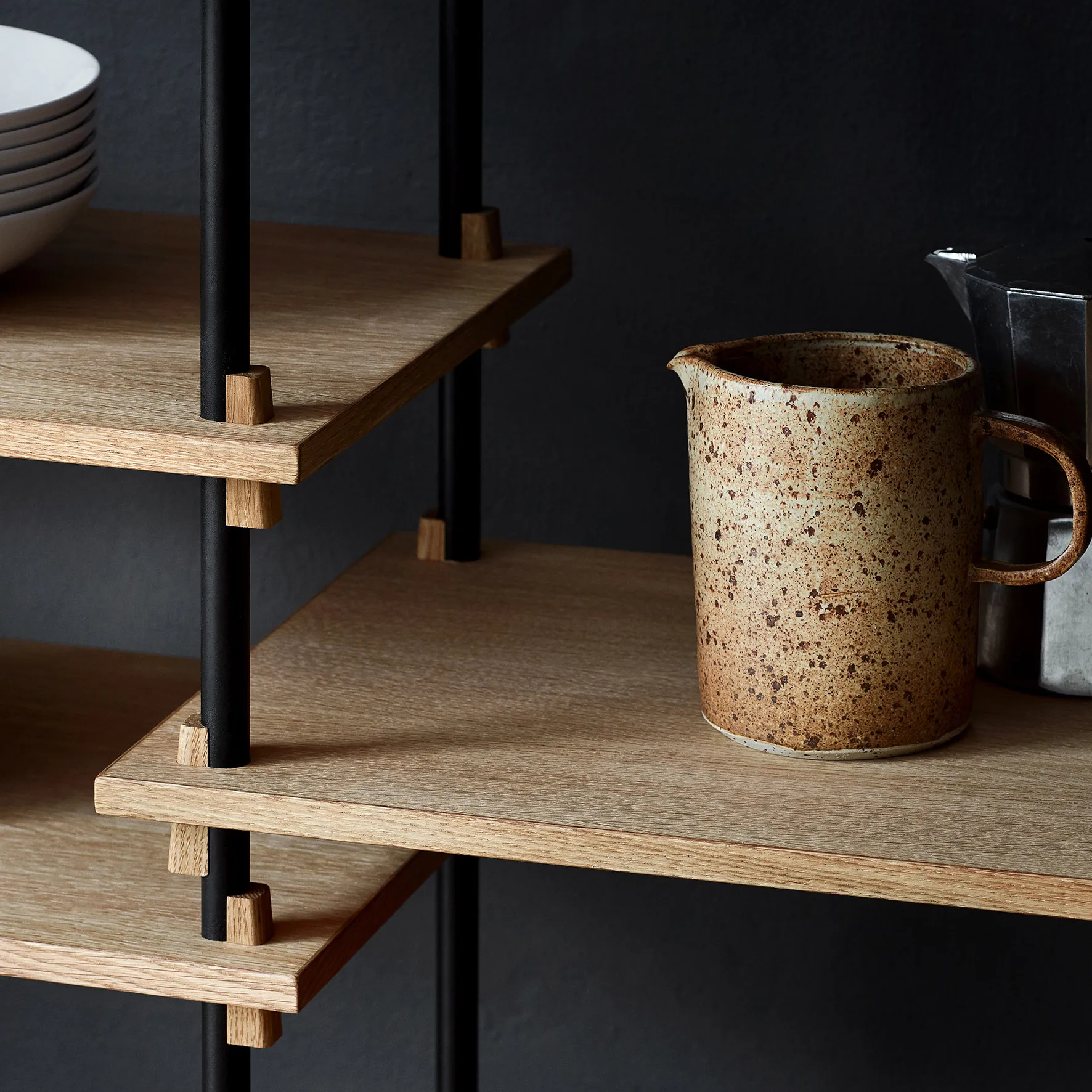 모에베 선반 세트 85 cm, Oak MOEBE | 모에베