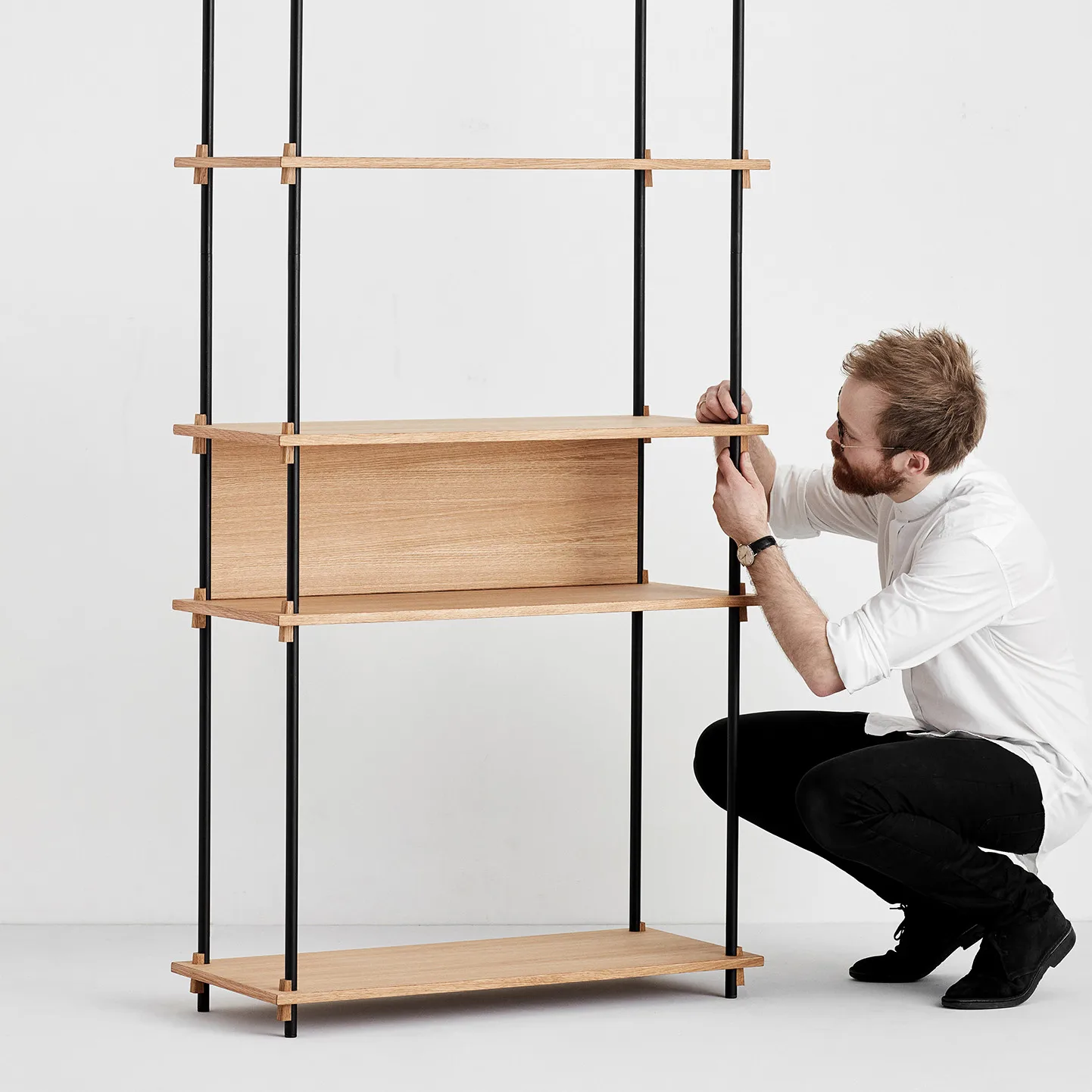 모에베 백투 선반 85 cm, Oak MOEBE | 모에베