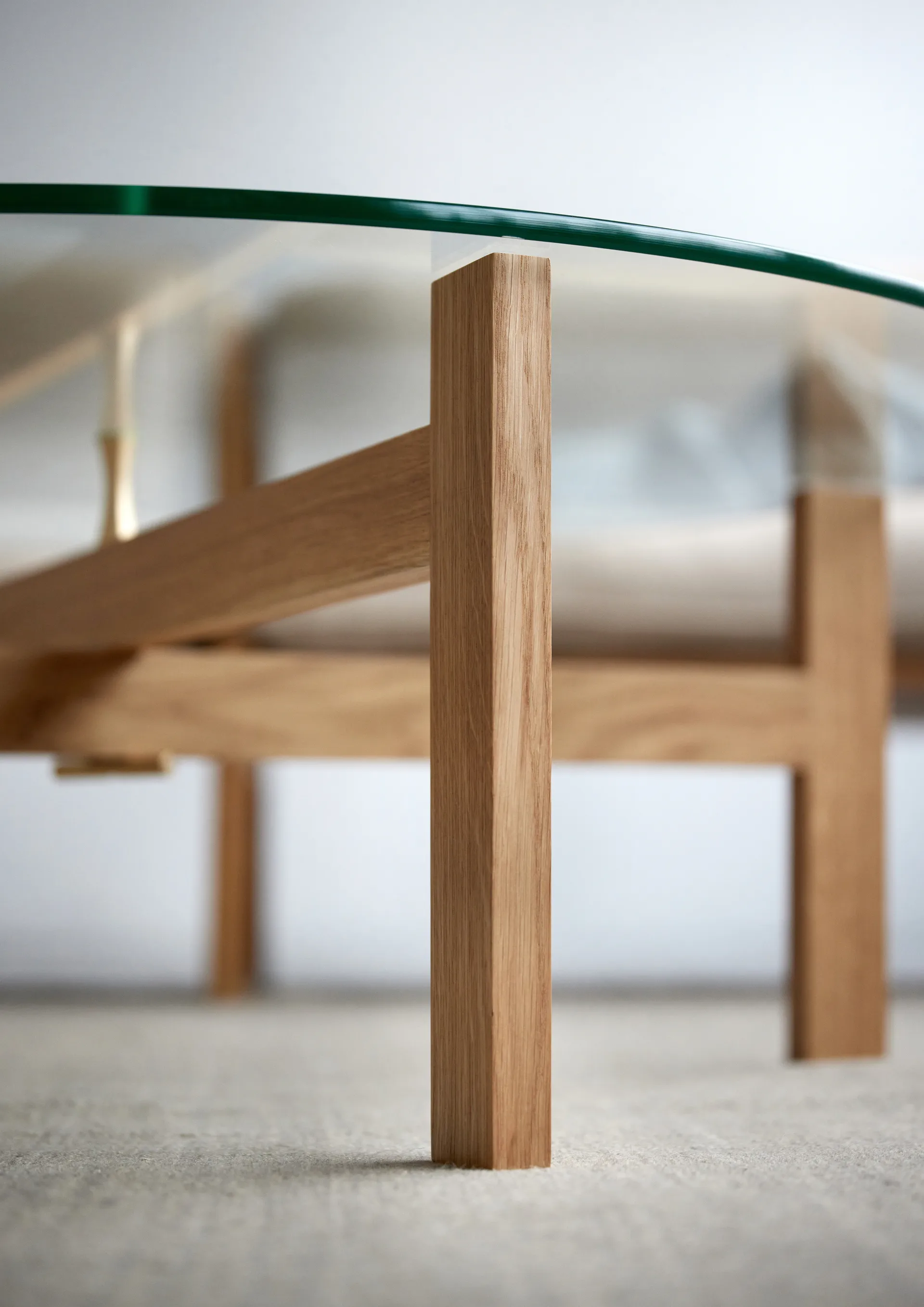 모에베 라운드 커피 테이블 Ø88 cm, Oak MOEBE | 모에베