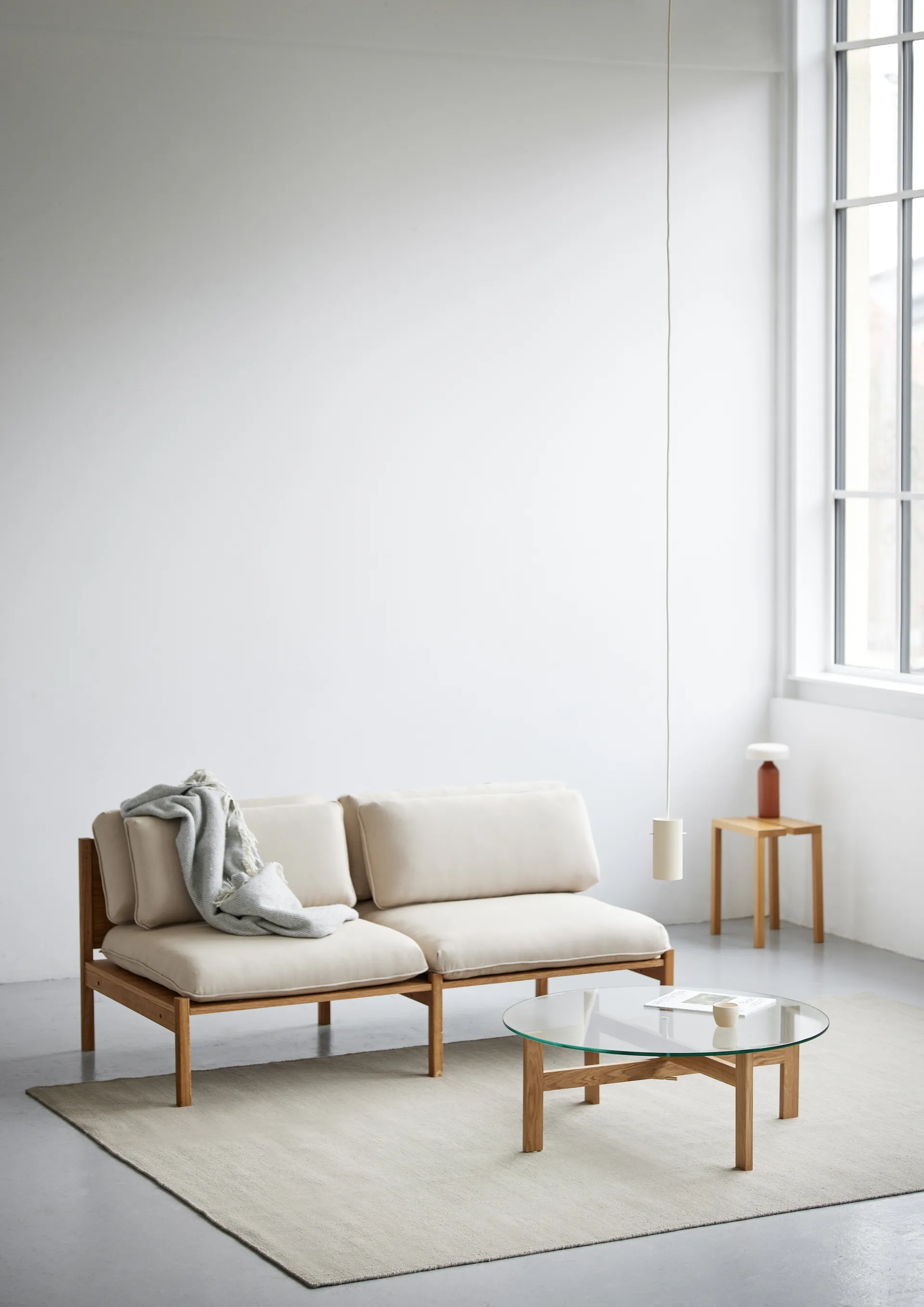 모에베 라운드 커피 테이블 Ø88 cm, Oak MOEBE | 모에베