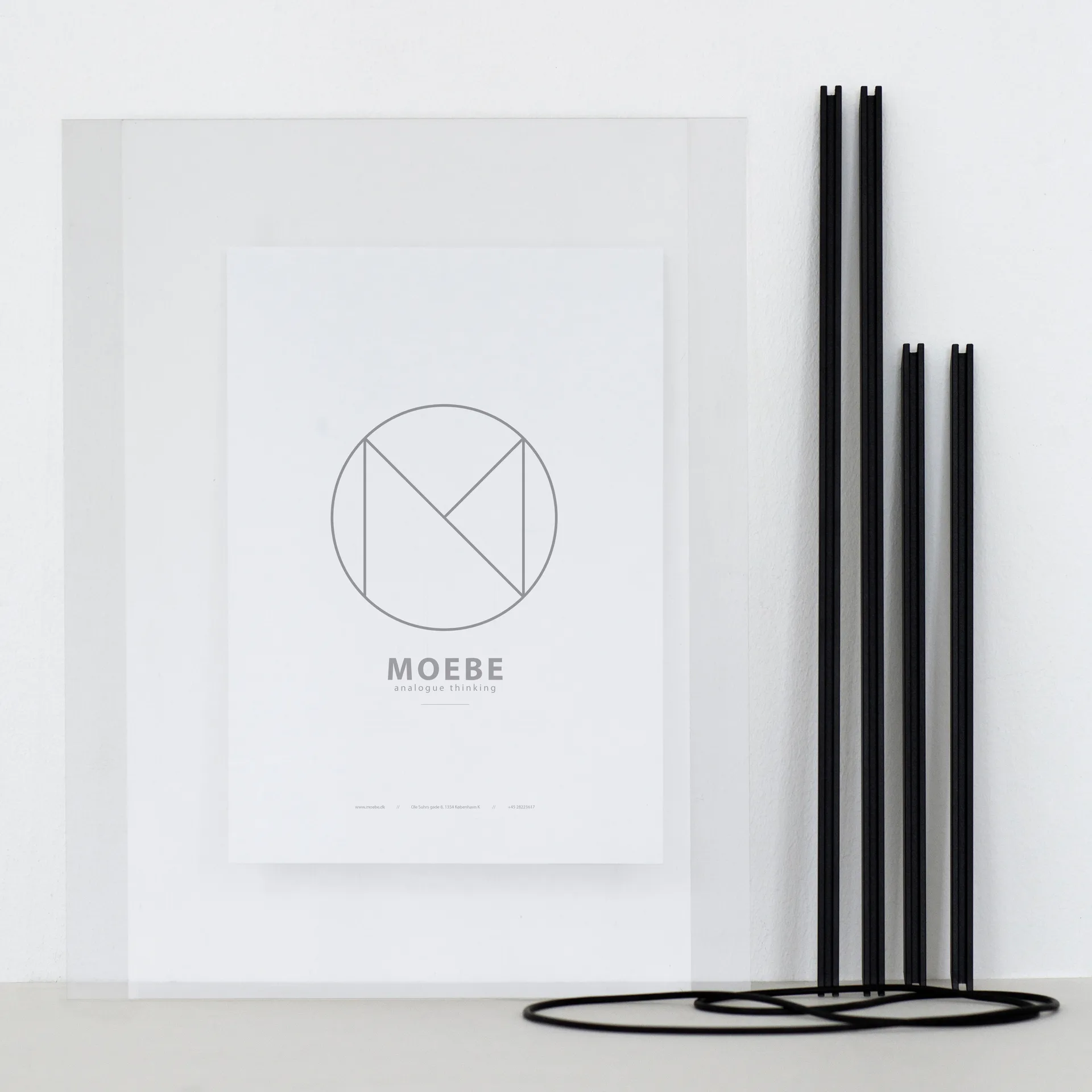 모에베 프레임 A3 31.7x44 cm, Black MOEBE | 모에베