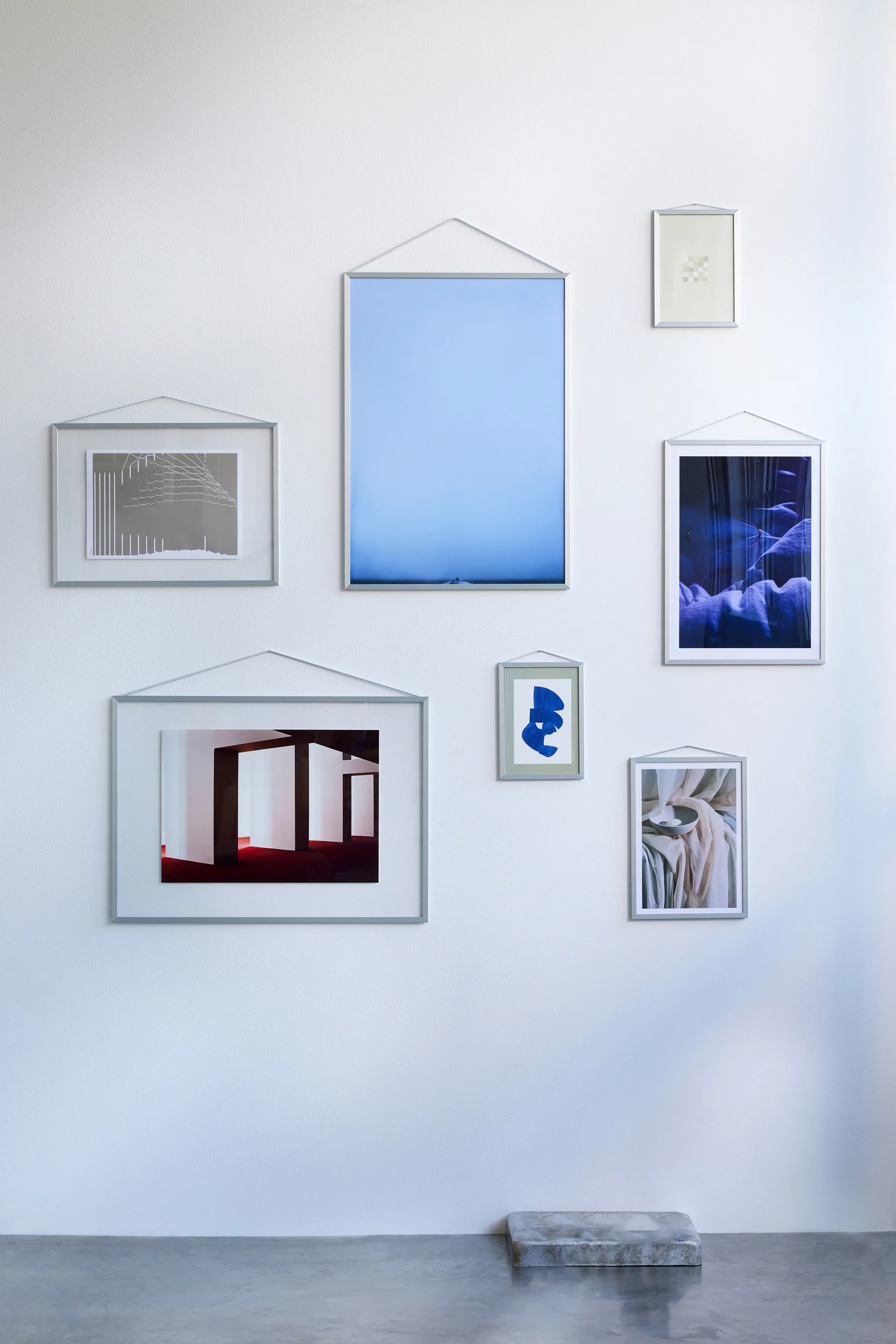 모에베 프레임 A5 16.5x22.7 cm, Brushed aluminium MOEBE | 모에베