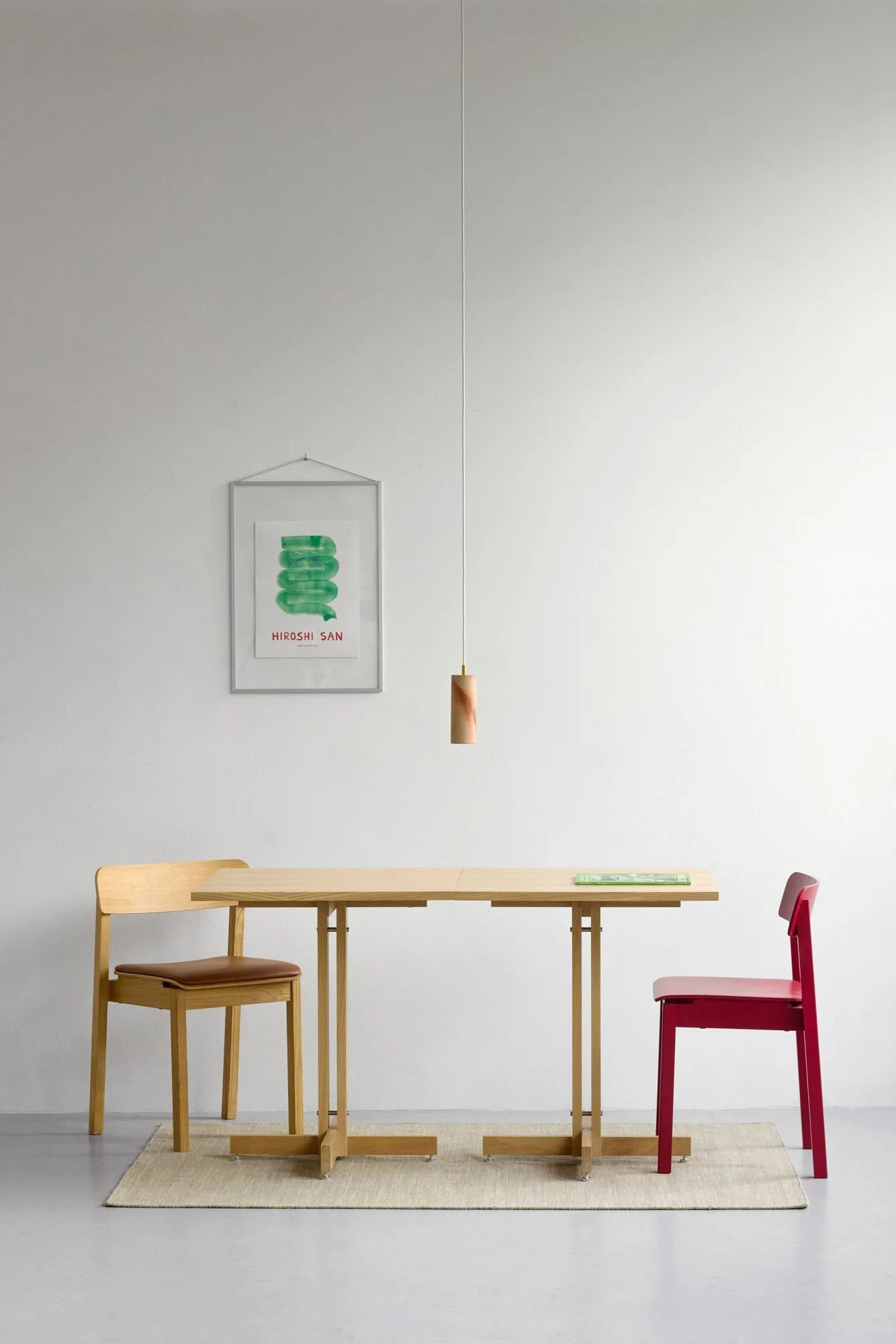 KUMU 카페 테이블, 오일 마감 오크, 60x60 cm MOEBE | 모에베