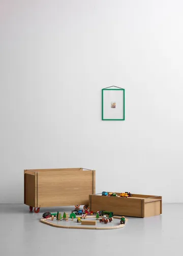 모에베 수납 박스 - 오일 마감 오크-블랙, low, 16,5x60x31 cm - MOEBE | 모에베