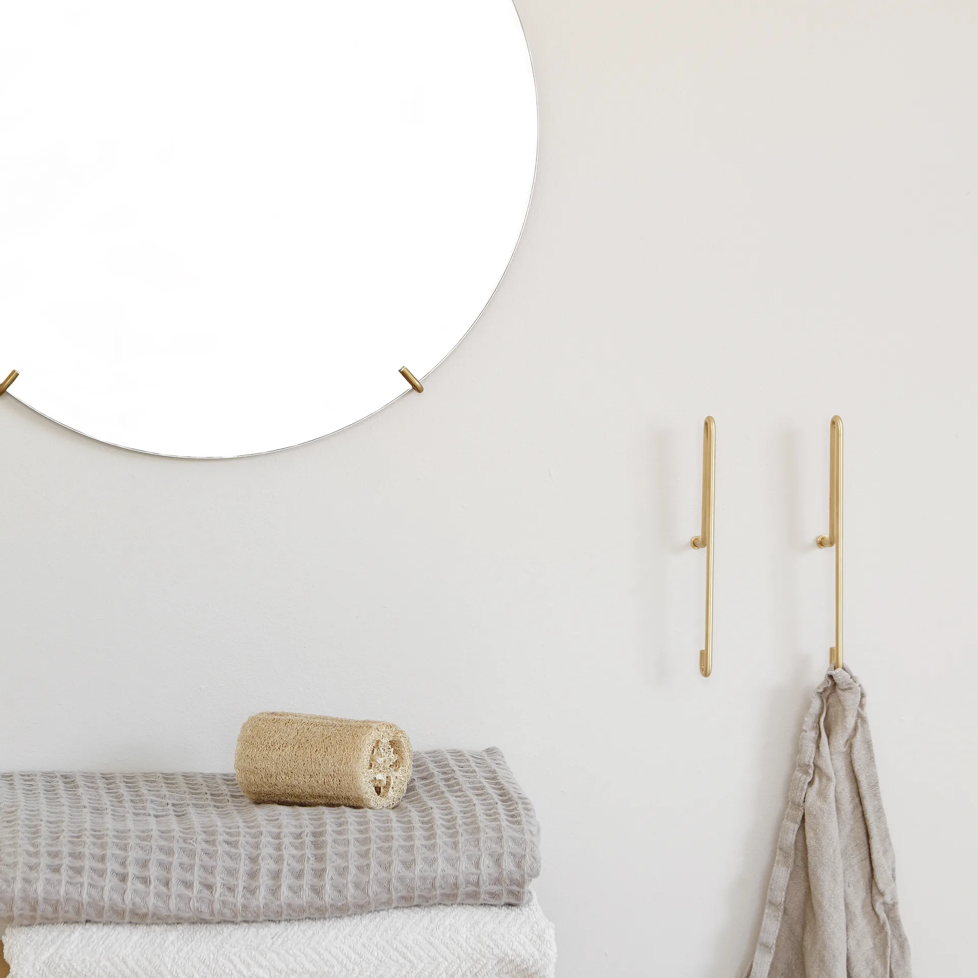 모에베 벽 후크 라지, matte gold MOEBE | 모에베