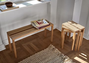 Moebe Peg 벤치 90x27.5x44 cm - Oak - MOEBE | 모에베