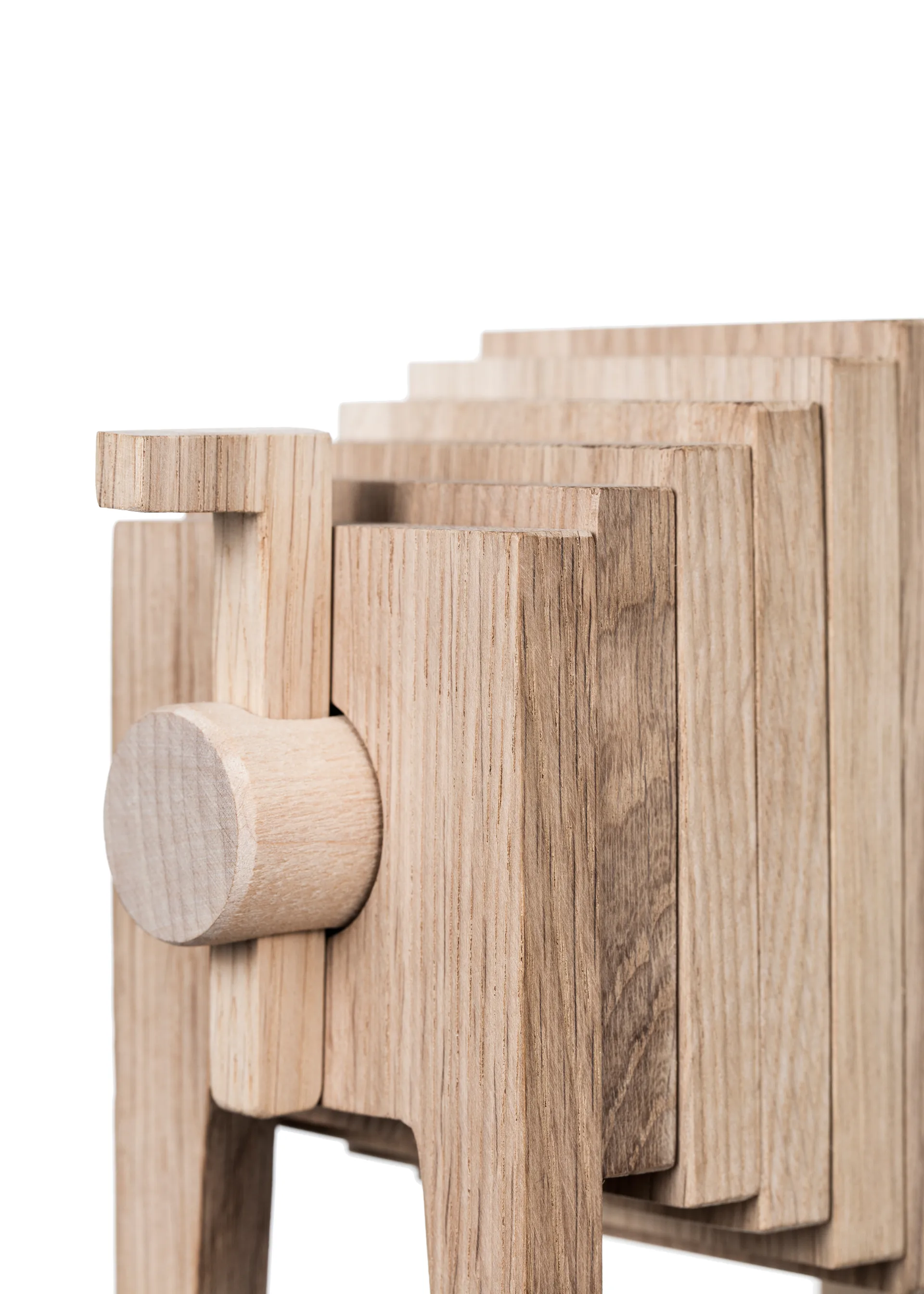 Polygrif 오크 조각품 21x32 cm, Wood. black MOEBE | 모에베