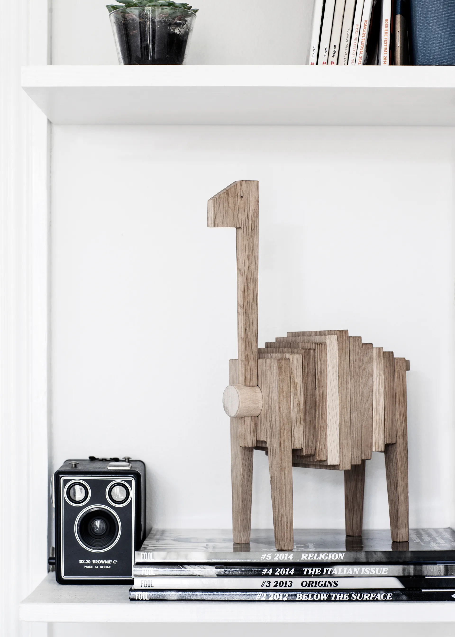 Polygrif 오크 조각품 21x32 cm, Wood. black MOEBE | 모에베