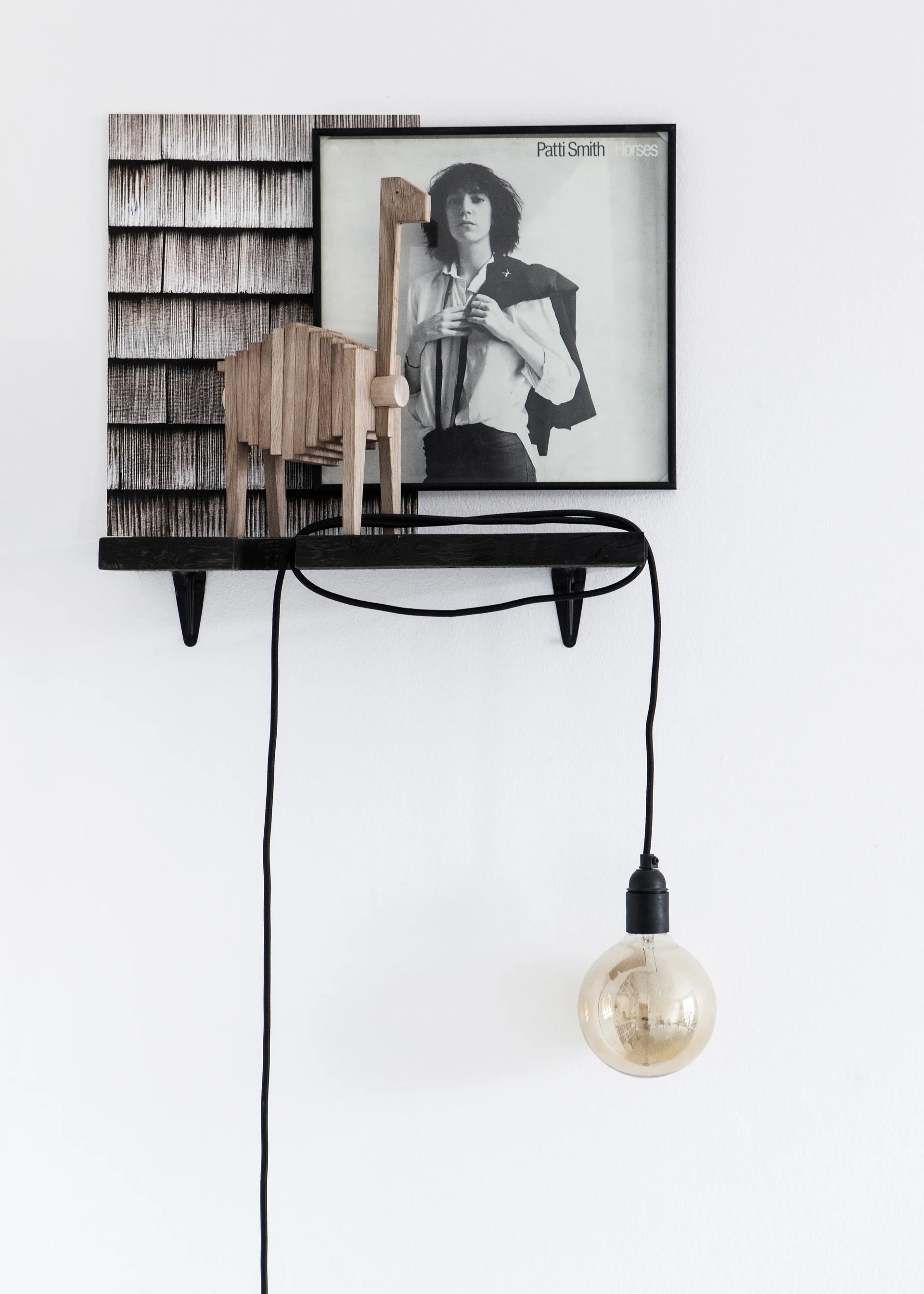 Polygrif 오크 조각품 21x32 cm, Wood. black MOEBE | 모에베