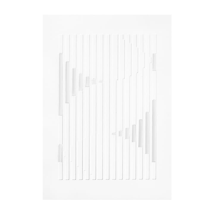 Relief artwork 오가닉 라인즈 14.8x21 cm - Off White - MOEBE | 모에베