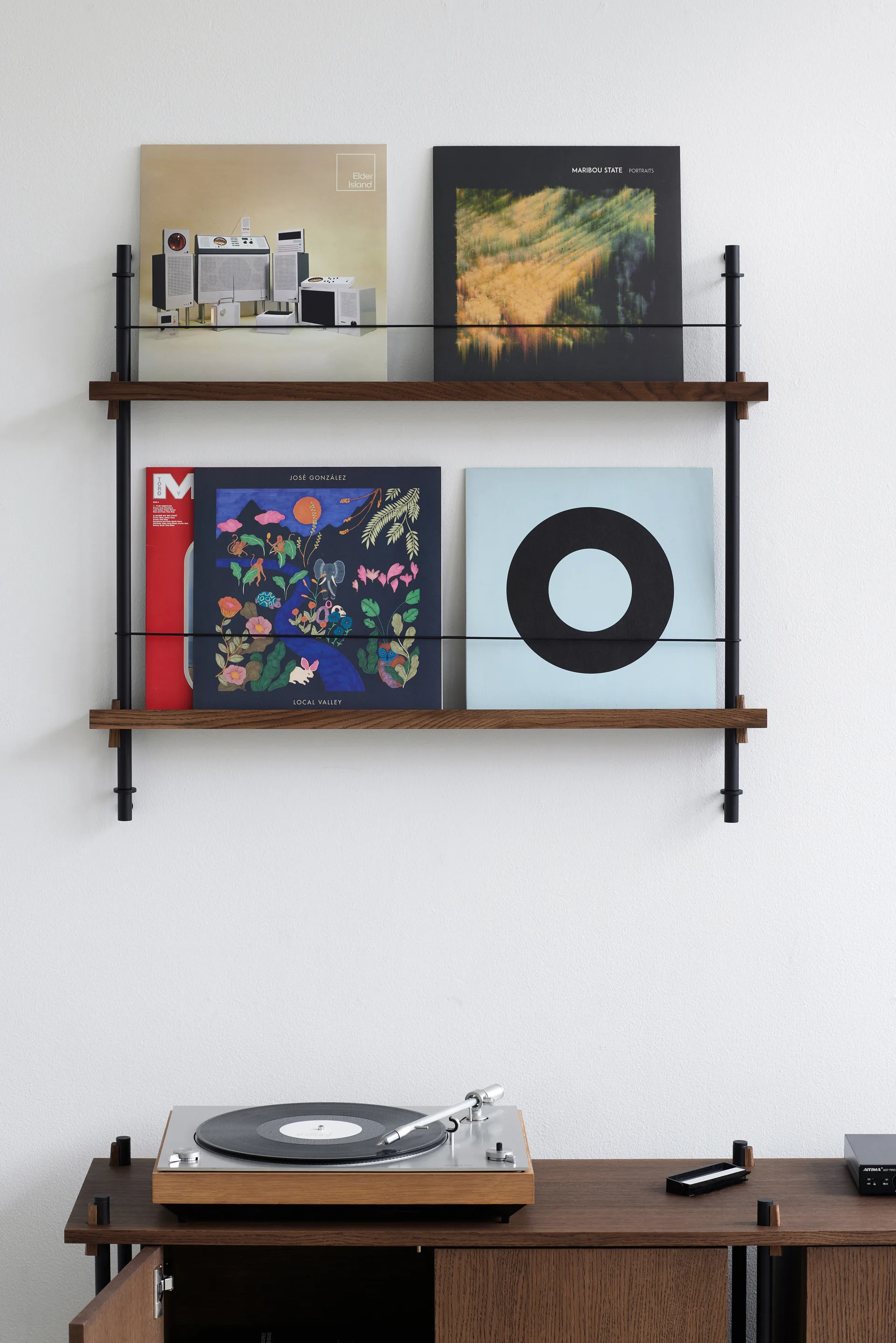 모에베 매거진 랙, Smoked oak-white MOEBE | 모에베