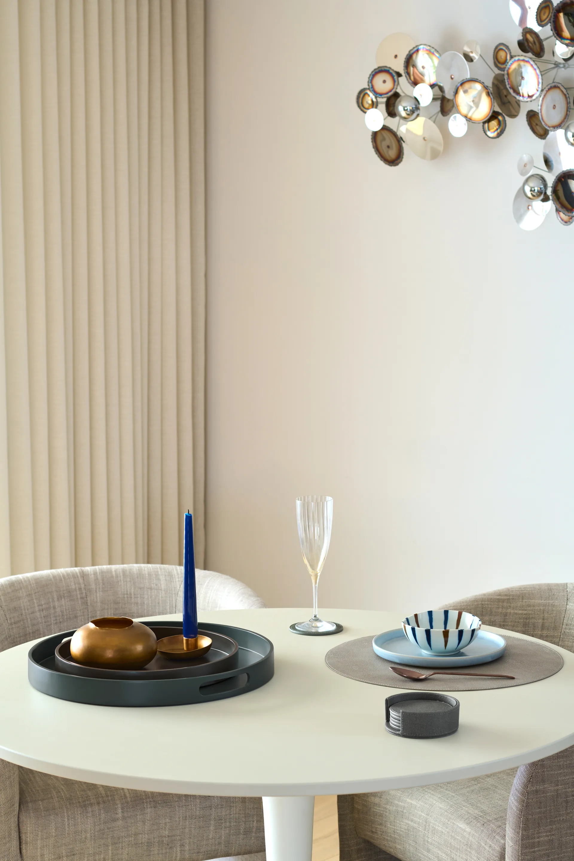 Sting 코스터 Ø12 cm 6개 세트, Anthracite Mojoo