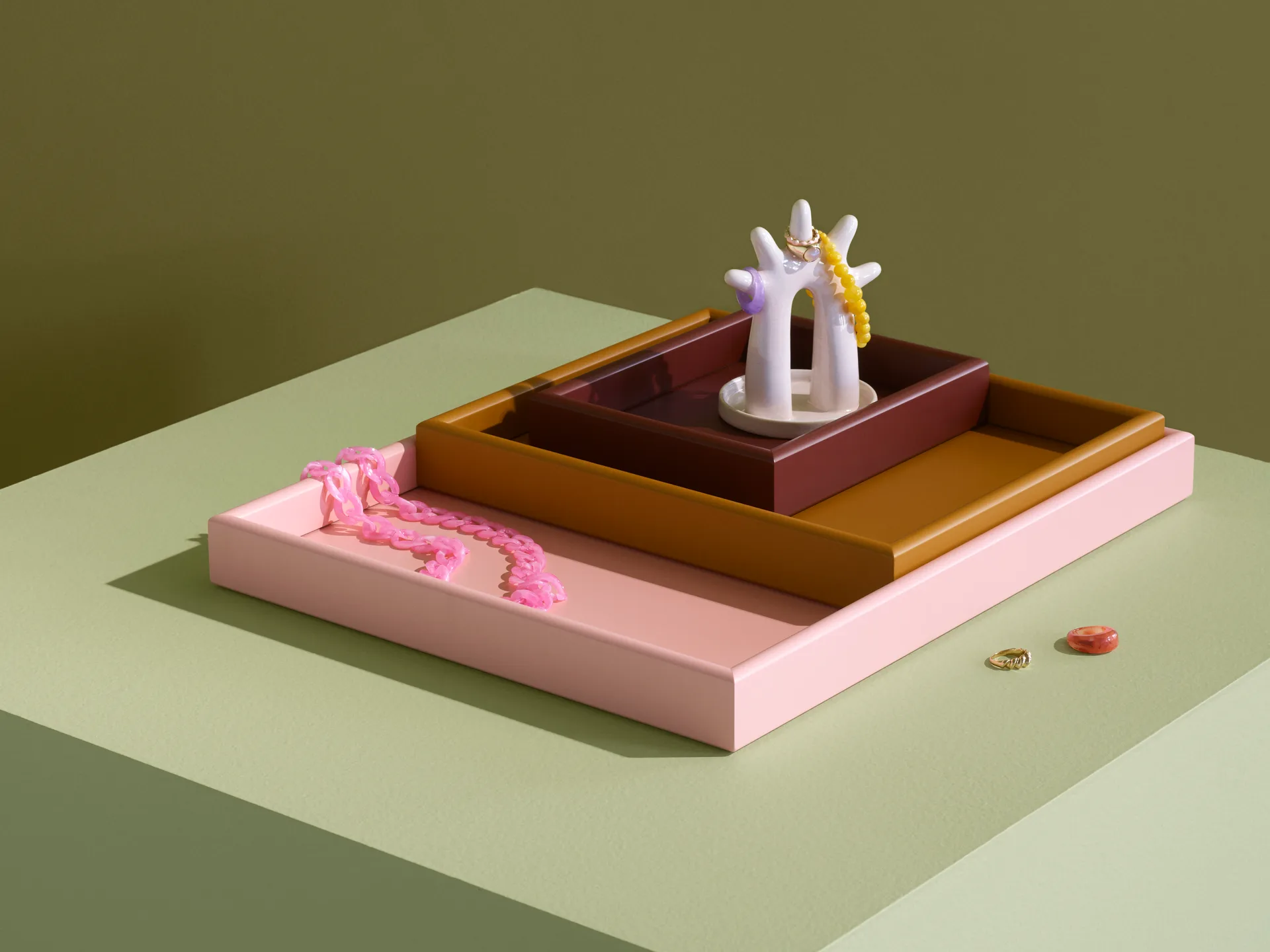 어레인지 트레이 미듐 27.3x32.6 cm, Amber Montana | 몬타나