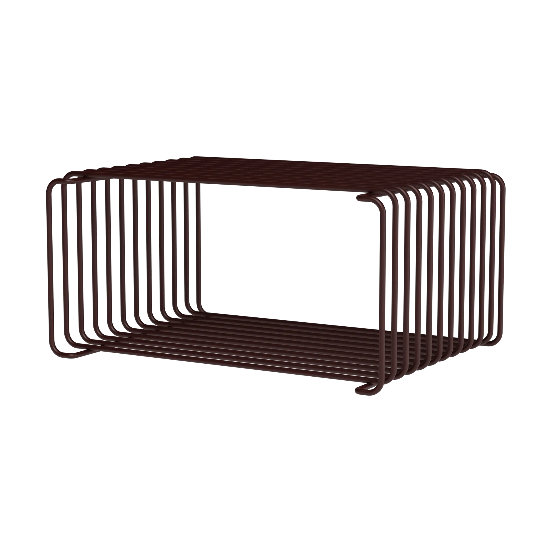 팬톤 와이어 하프 싱글 레귤러 선반 34.8x17.2x25.7 cm, Black red Montana | 몬타나