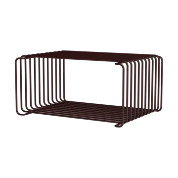 팬톤 와이어 하프 싱글 레귤러 선반 34.8x17.2x25.7 cm - Black red - Montana | 몬타나