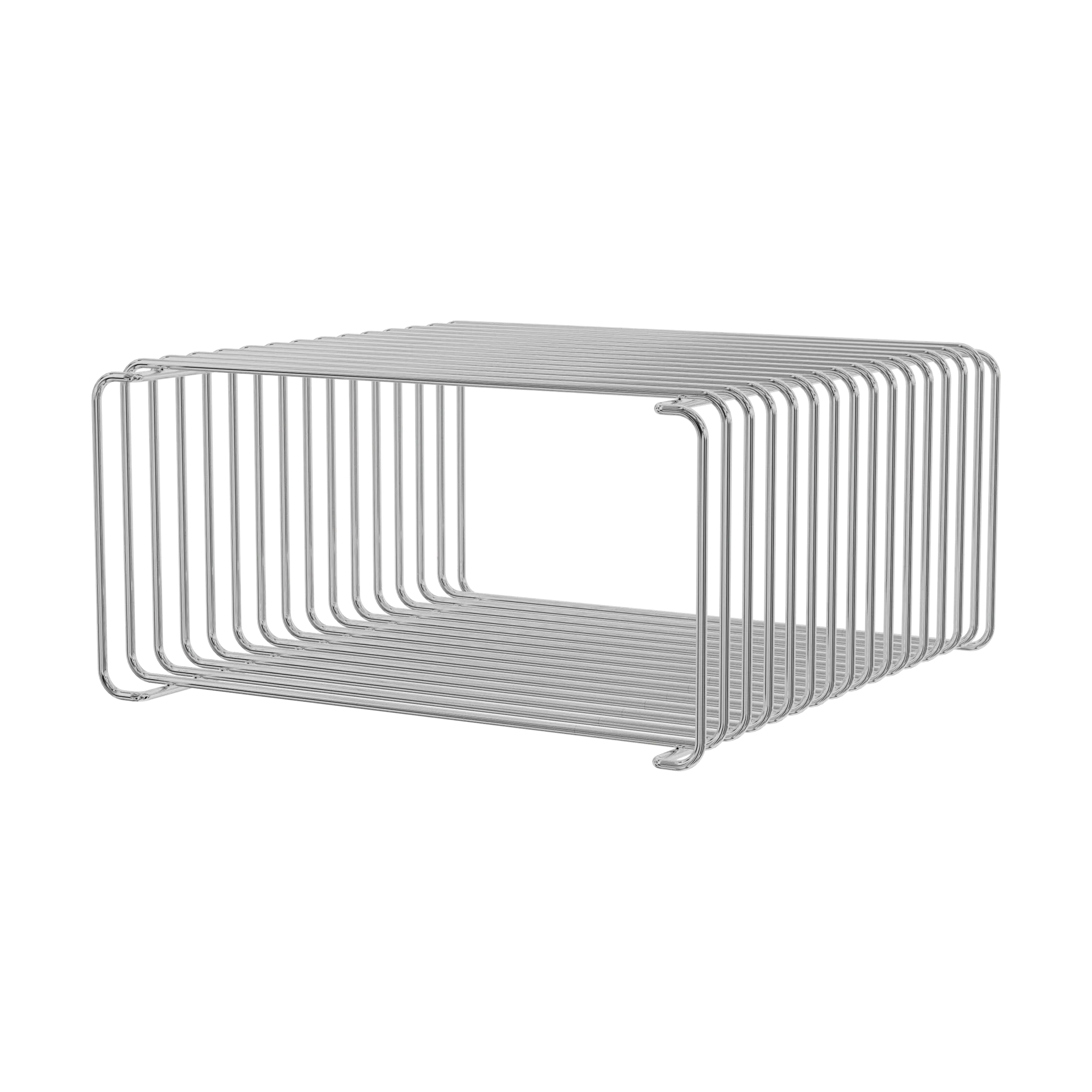 팬톤 와이어 싱글 선반 하프 34.8x17.2x34.8 cm, Chrome Montana | 몬타나