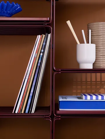 팬톤 와이어 싱글 레귤러 선반 34,8x34,8x25,7 cm - Black red - Montana | 몬타나