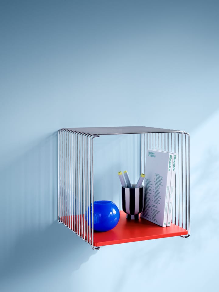 팬톤 와이어 싱글 선반 딥 34,8x34,8x25,7 cm, Chrome Montana | 몬타나