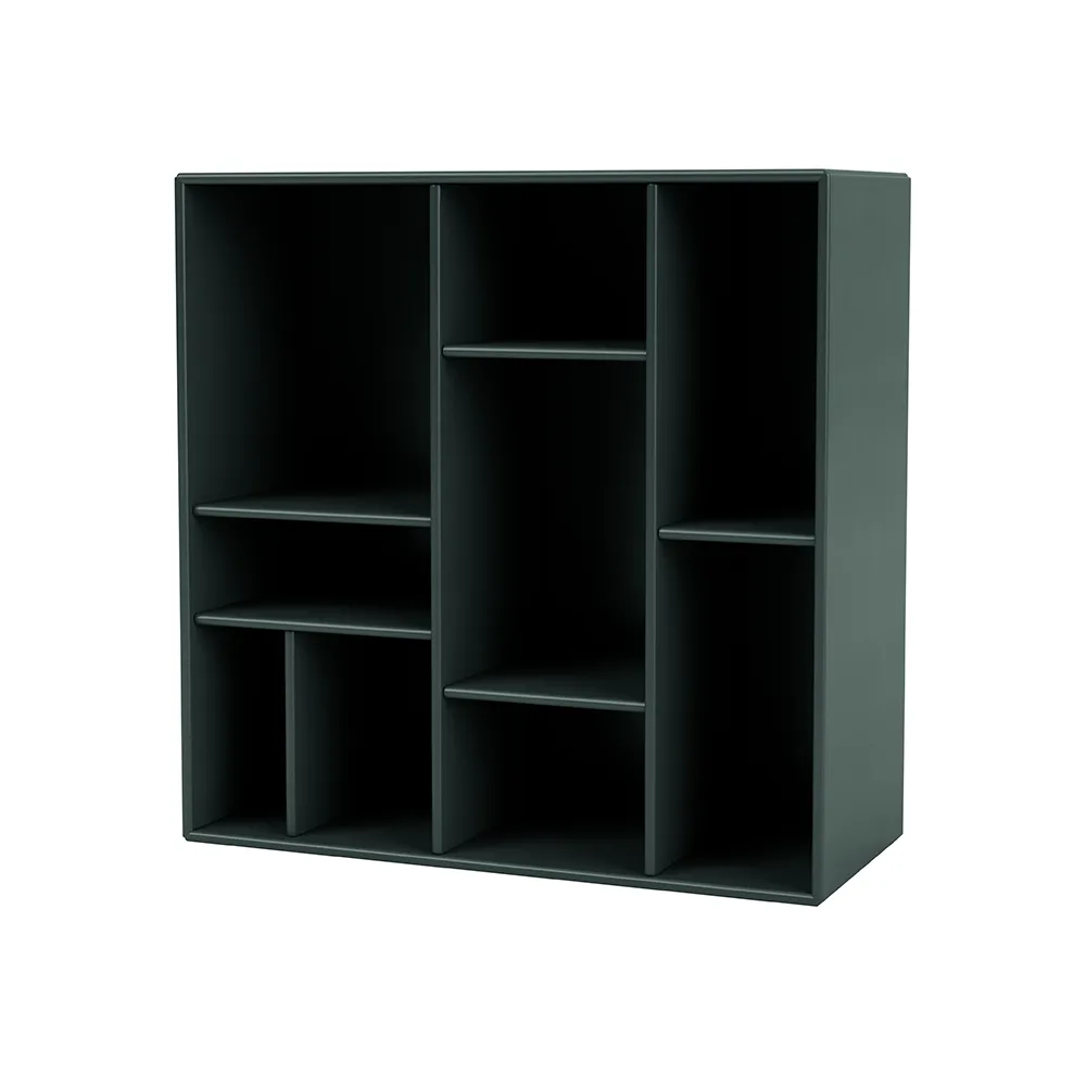 컴파일 장식 선반 69.6x69.6x30 cm, Black jade 163 Montana | 몬타나