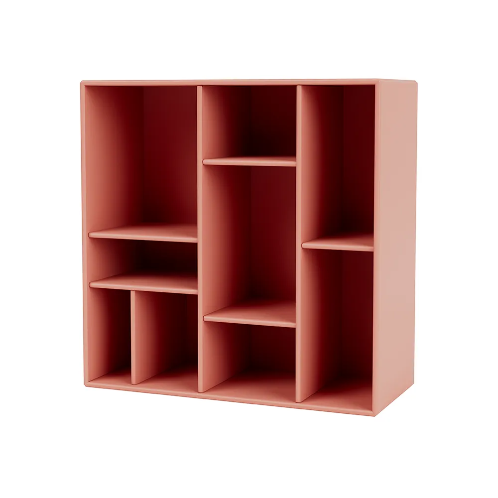 컴파일 장식 선반 69.6x69.6x30 cm, Rhubarb 151 Montana | 몬타나