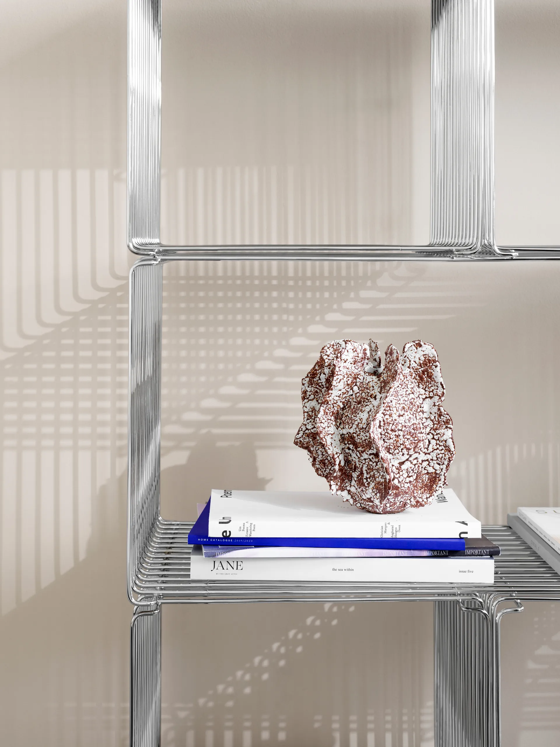 팬톤 와이어 익스텐디드 선반 딥 70x34,8x34,8 cm, Chrome Montana | 몬타나