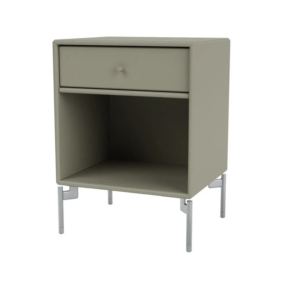 드림 베드사이드 테이블, Fennel 144, chrome legs Montana | 몬타나
