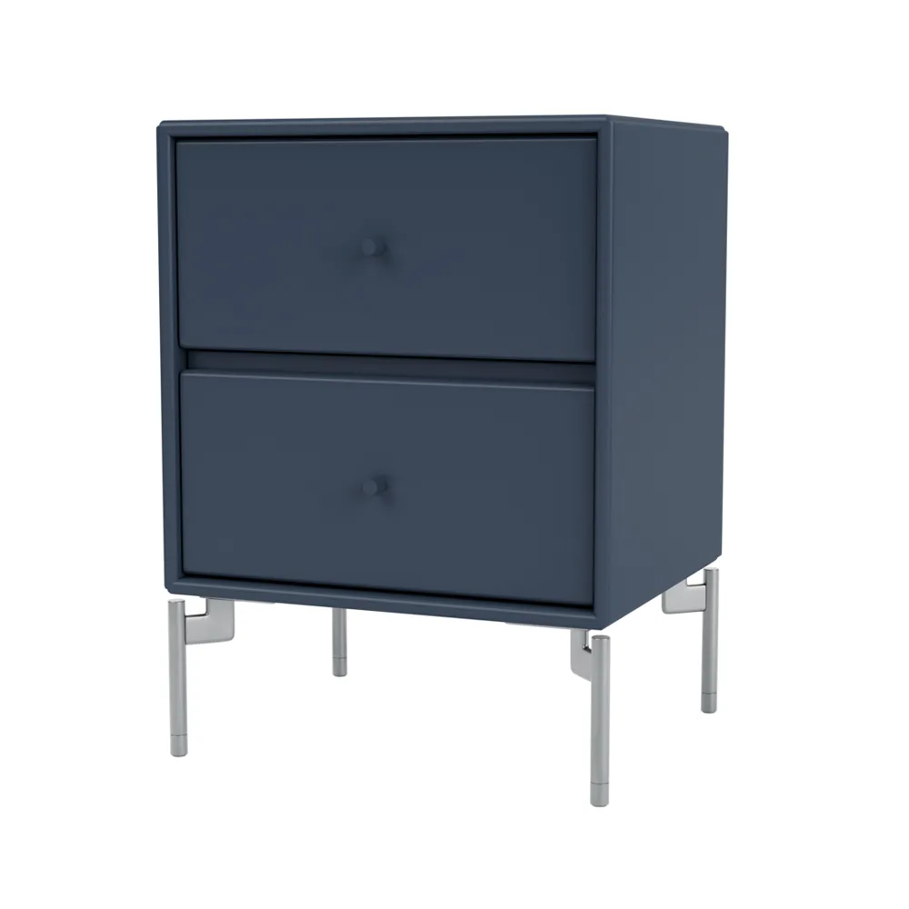 드리프트 베드사이드 테이블, Juniper 138, chrome legs cm Montana | 몬타나