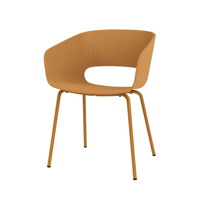 Marée 401 체어 - Amber 142 legs lacquered metal - Montana | 몬타나