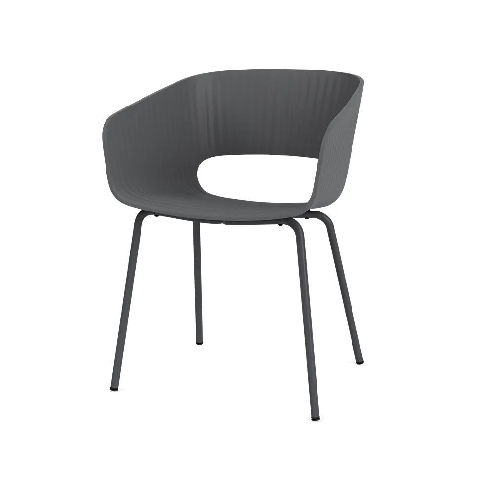 Marée 401 체어, Anthracite lacquered metal legs Montana | 몬타나