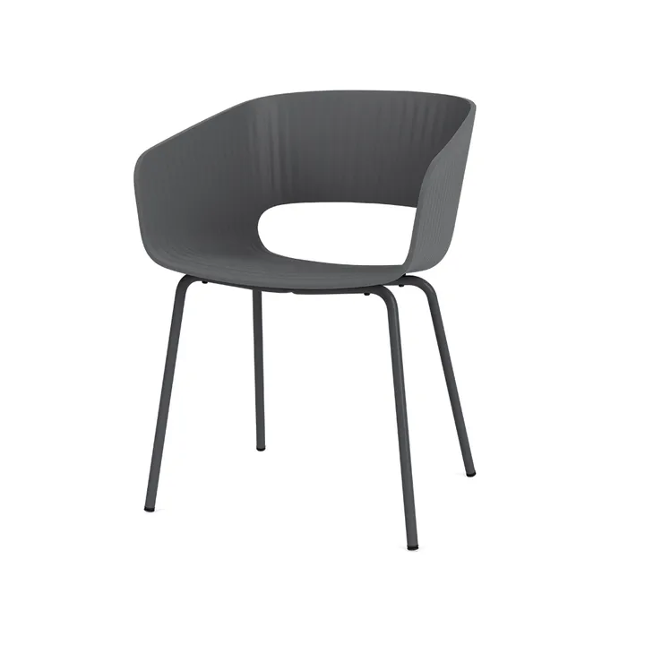 Marée 401 체어 - Anthracite lacquered metal legs - Montana | 몬타나