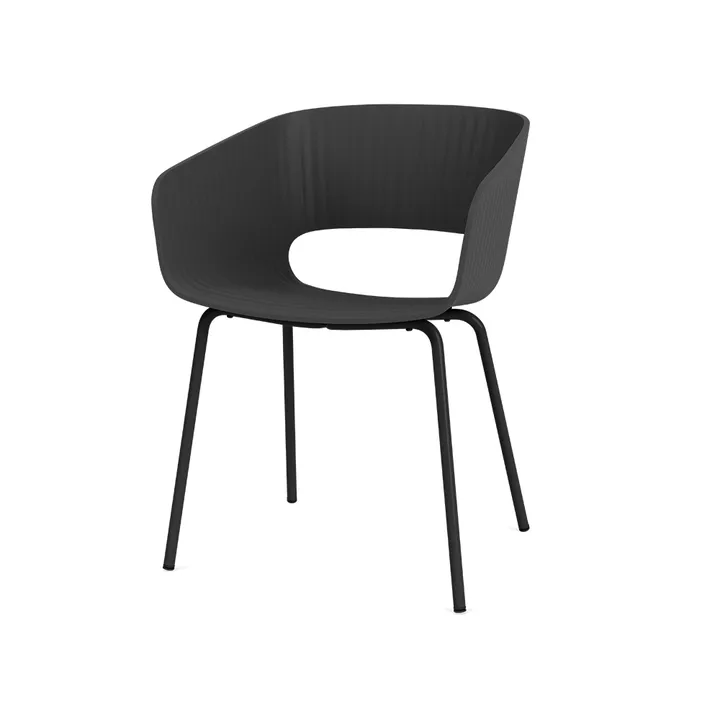 Marée 401 체어 - Black 05 legs powder coated metal - Montana | 몬타나