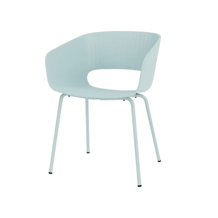 Marée 401 체어 - Flint 148 legs lacquered metal - Montana | 몬타나