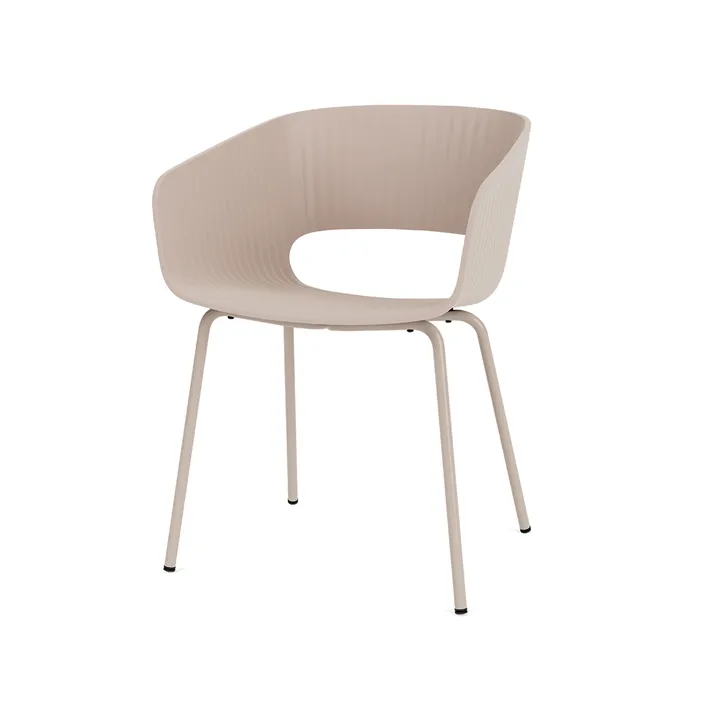 Marée 401 체어 - Mushroom lacquered metal legs - Montana | 몬타나