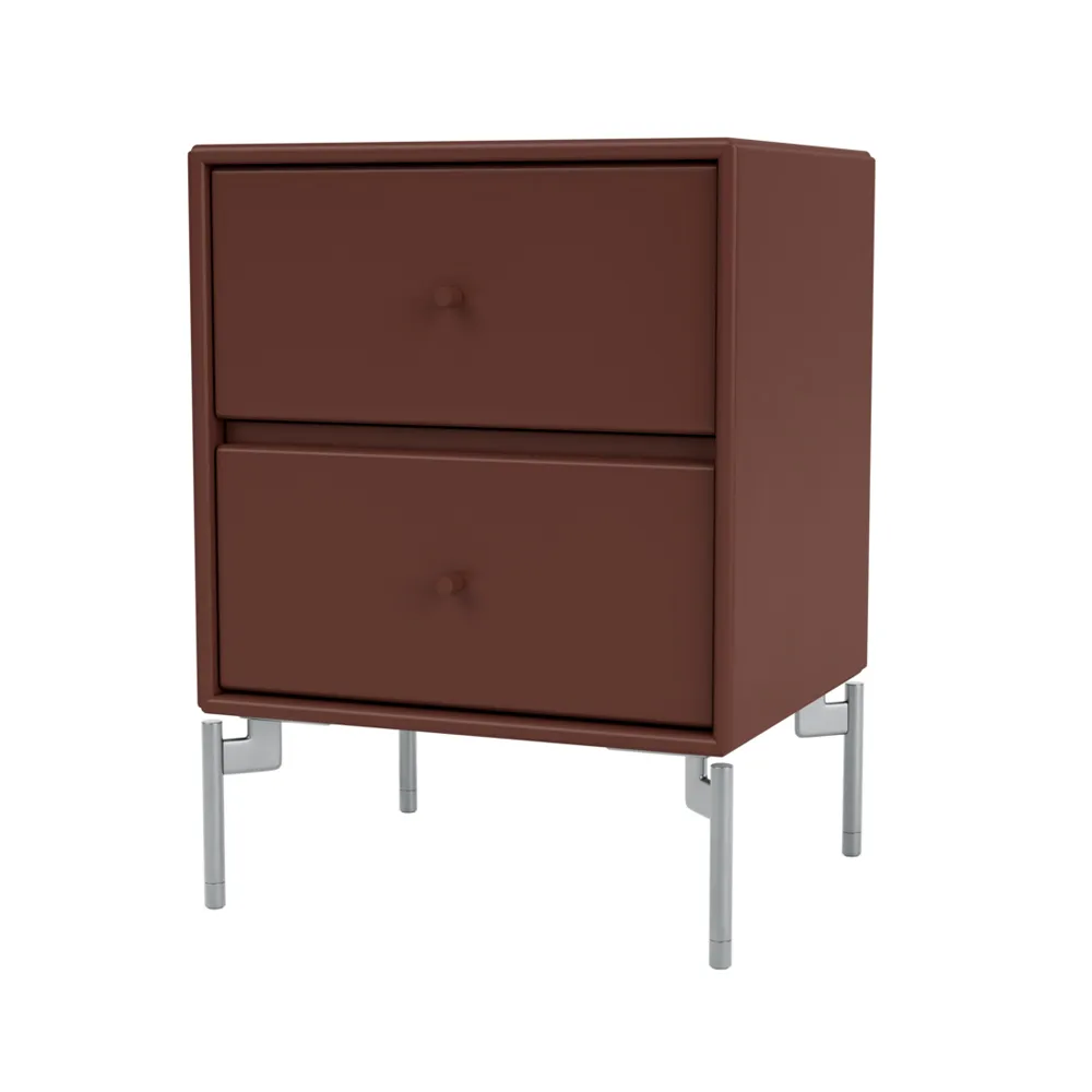 드리프트 베드사이드 테이블, Masala 155, chrome legs cm Montana | 몬타나