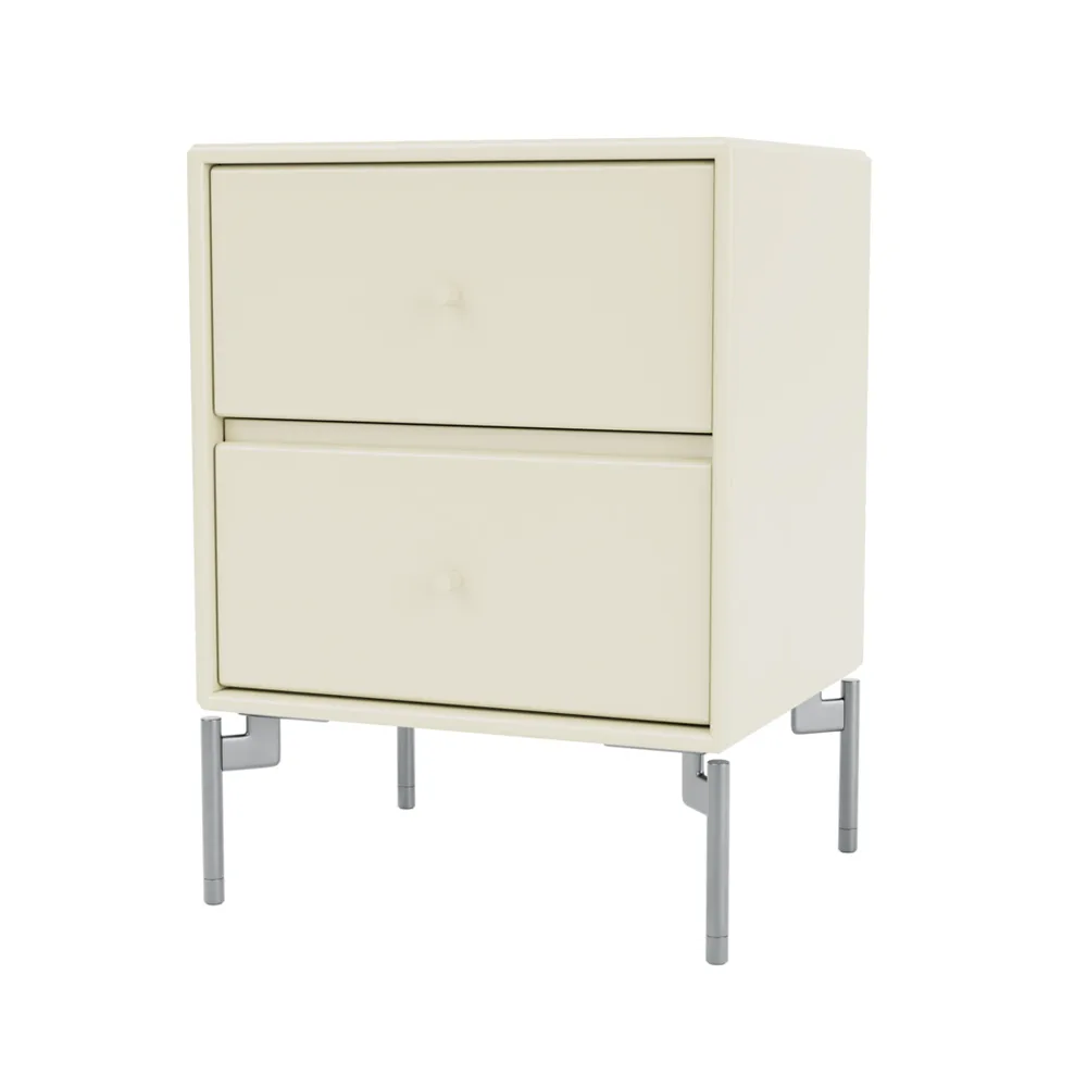 드리프트 베드사이드 테이블, Vanilla 150, chrome legs cm Montana | 몬타나