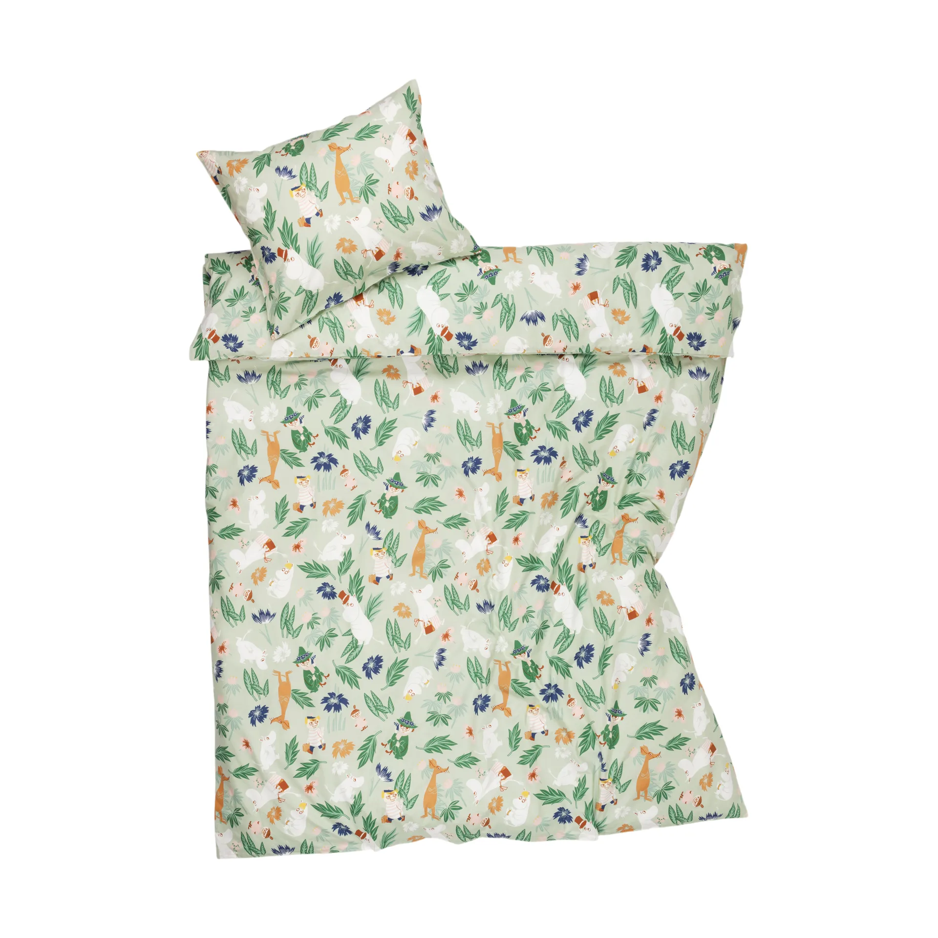 무민 침구 세트 150x210 cm, Flower Garden Moomin Arabia