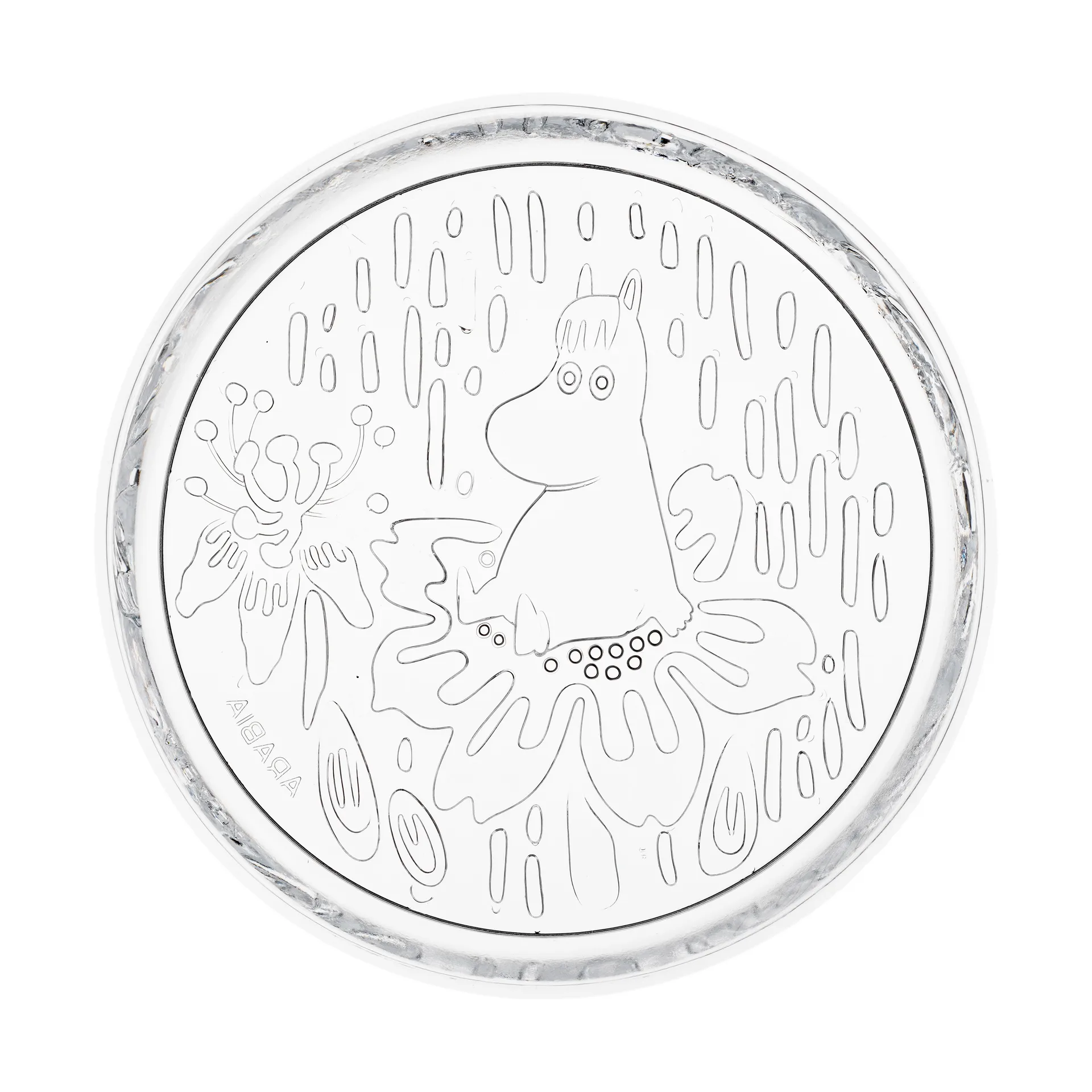 무민 접시 Ø15.5 cm, Clear Moomin Arabia