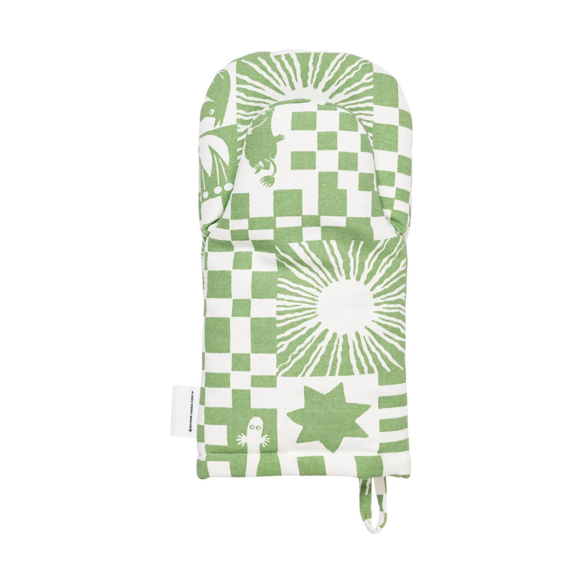 파티 무민 오븐 장갑 15x34 cm, Green Moomin Arabia