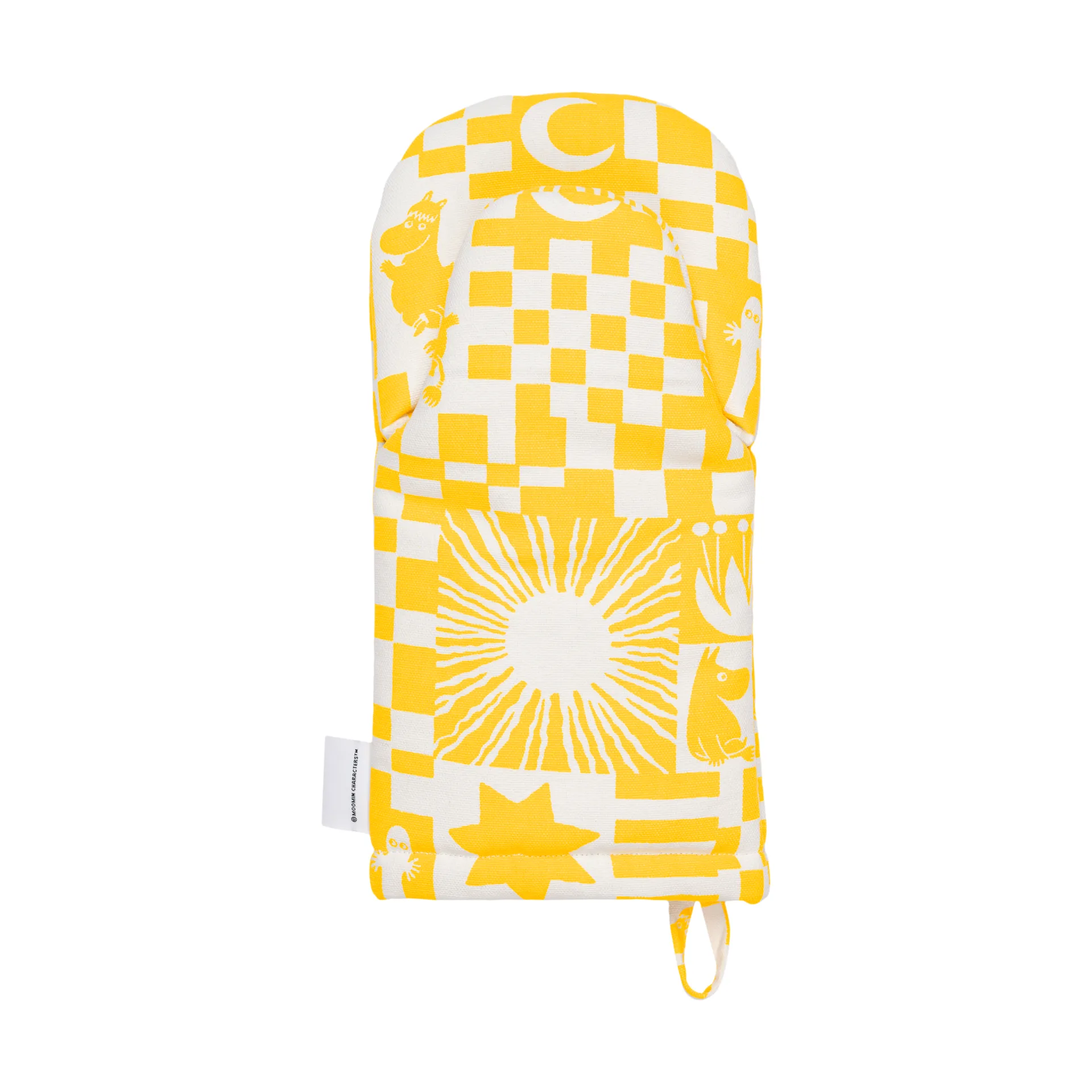 파티 무민 오븐 장갑 15x34 cm, Yellow Moomin Arabia