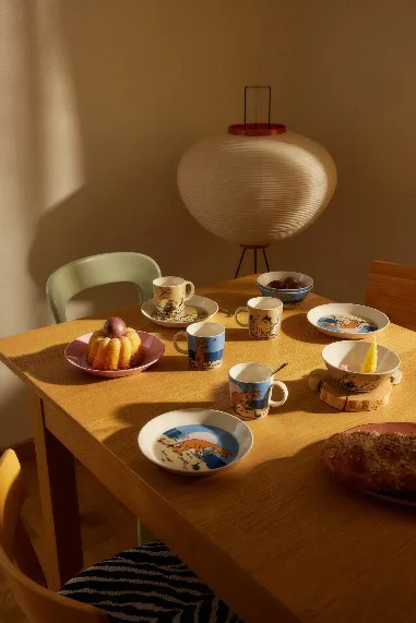 스니프 무민 접시 19 cm, Blue Moomin Arabia