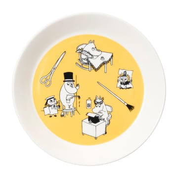 사무실과 겨울 밤 무민 접시 세트 - Ø19 cm - Moomin Arabia | 무민 아라비아