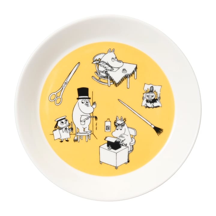 사무실과 겨울 밤 무민 접시 세트, Ø19 cm Moomin Arabia | 무민 아라비아