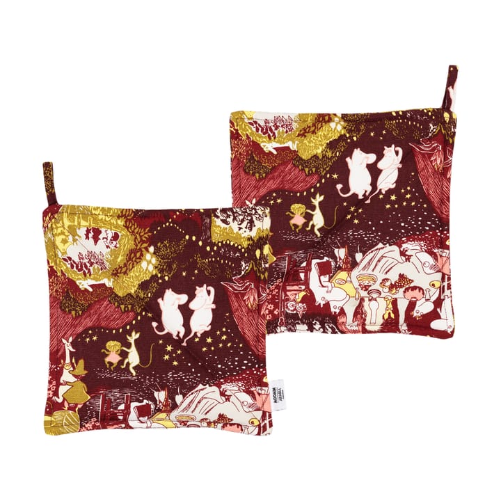 페스티브 모먼츠 무민 포트홀더 2개 세트 - 22x22 cm - Moomin Arabia | 무민 아라비아