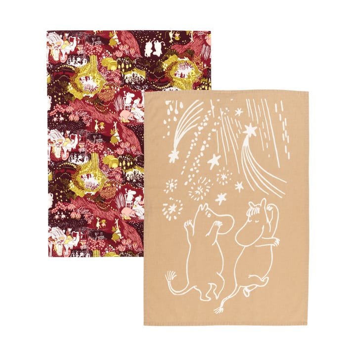 페스티브 모먼츠 무민 키친 타월 2개 세트 - 50x70 cm - Moomin Arabia | 무민 아라비아