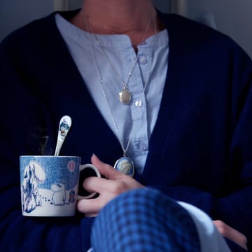 눈 쌓인 크라운 무민 머그 2019 - Blue - Moomin Arabia | 무민 아라비아