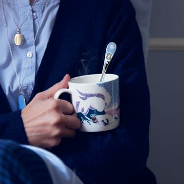 눈 쌓인 크라운 무민 머그 2019 - Blue - Moomin Arabia | 무민 아라비아